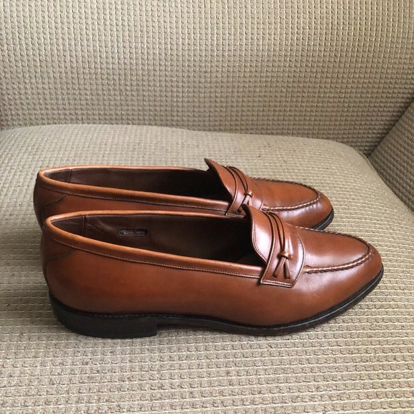Allen Edmonds Barrington Men\'s Tan Slip on Loafers main image 9